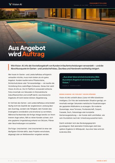 Pressemitteilung Vorschau
